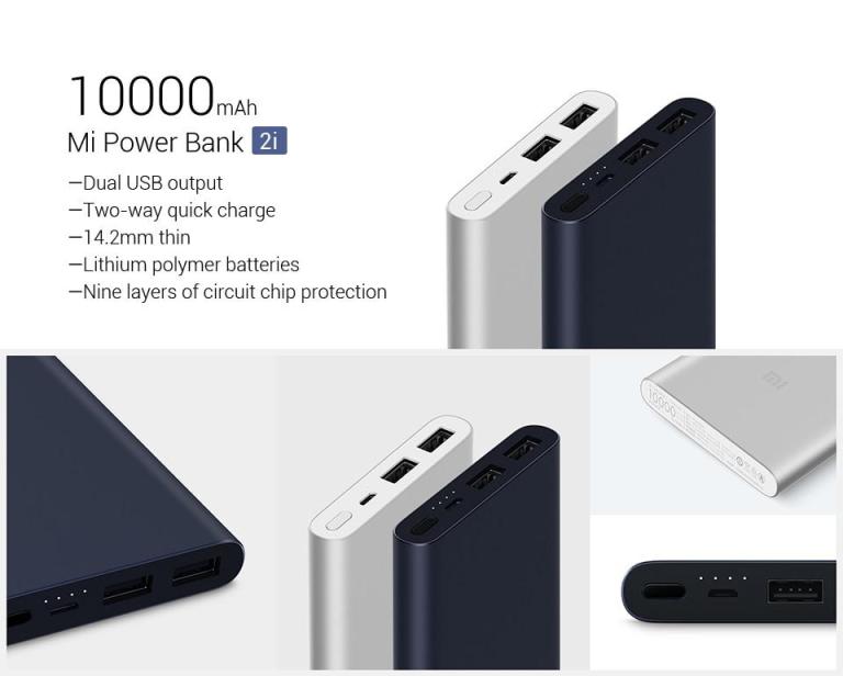 Xiaomi mi power bank 2c 20000 — внешний аккумулятор, который удовлетворит потребности каждого